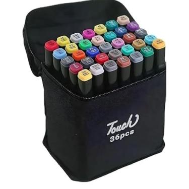 Imagem de Kit canetinhas touch com 36 cores