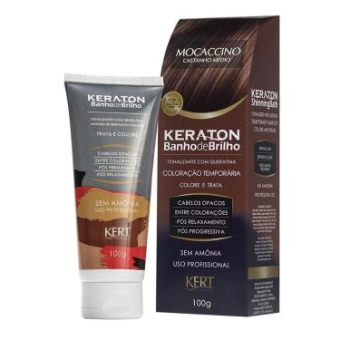 Imagem de Coloração Keraton Banho De Brilho Mocaccino 100G