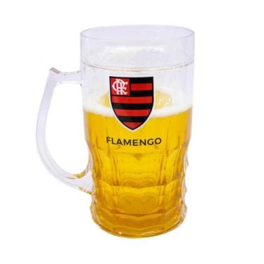 Imagem de Caneca de Cerveja 600ml  Flamengo Oficial - mileno