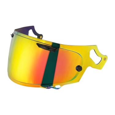 Imagem de JQF Gear Viseira De Capacete Com Proteção Facial Completa Compatível Regent-X, Vas-V Max, Quantum-X, Corsair-X, Signet-X, Dt-X, Defiant-X (Vermelho Cromado)