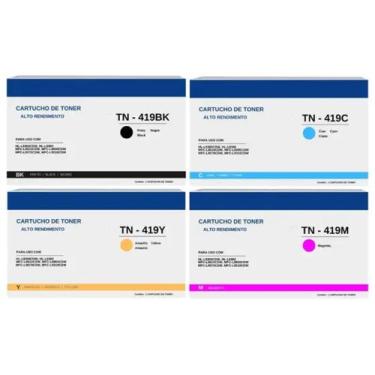 Imagem de Kit Cartucho De Toner Tn419 Para Laserjet MFCL9570CDW - DIGITAL