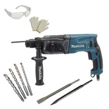 Imagem de Martelete Combin Makita 800W Hr2470X18 S/ Maleta Kit 220V