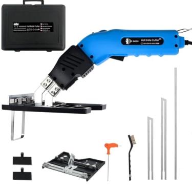 Imagem de Cortador de espuma de isopor, ferramenta de corte elétrico de espuma, faca quente resfriada a ar, cortador de espuma elétrica ajustável para EPP, EPS, XPS, EVA, esponja, EPE, PU, nylon (250 W