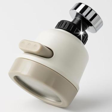 Imagem de Adaptador De Torneira 360° Giratório Universal - Bico Arejador Com 3 Tipos de Jato de Água, Chuveirinho para Cozinha, Pia, Tanque e Lavanderia - Economia de Água