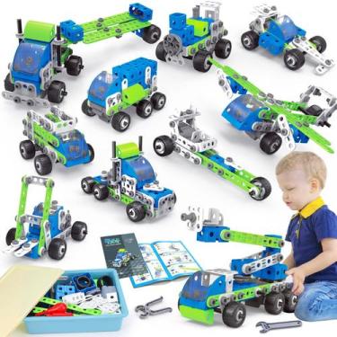 Imagem de Brinquedos de construção STEM Toys Tsomtto 18 em 1 175 peças de 5 a 10
