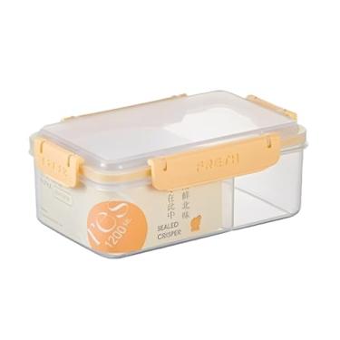 Imagem de Lancheira com Divisória Pote Hermético Retangular 1200ml