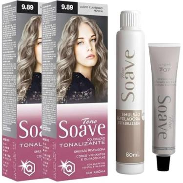 Imagem de Coloração Capilar Tonalizante Sem Amônia Tono Soave Capelli 2 Und (9.89 Louro Clarissimo)