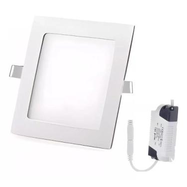 Imagem de Luminária Painel Plafon Led Quadrado Embutir Led 6W - AAA TOP