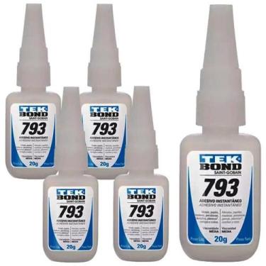 Imagem de Cola instantanea tekbond antientupimento 20g (kitcom 10 unidades)