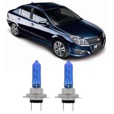 Imagem de Par Lâmpada Super Branca automotiva H7 12V 55W 8500K - Tiger Auto