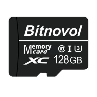 Imagem de Cartão Micro SD bitnovol 128GB para câmera de segurança 4K HD