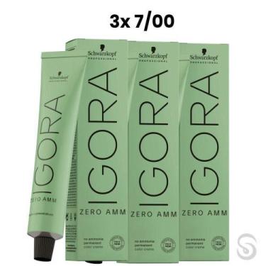 Imagem de Igora Zero Amm 3X7/00 Louro Médio Natural Ex. 60Ml - Schwarzkopf