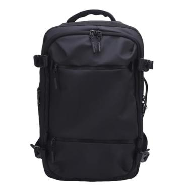 Imagem de Asixxsix Mochila a Vácuo, Expansível à Prova de água Oxford Ploth TSA BLOCK USB Charging Port Vacuum Seal Travel Mackpack, Mochila Ergonômica de Laptop para Homens, Viagens