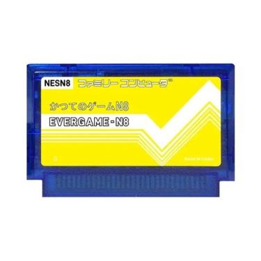 Imagem de Console De Videogame Retro 8 Bit NES N8 FC Cartucho Acessórios Multi J