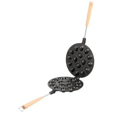 Imagem de kaimenhong Máquina de molde de biscoito de nogueira, máquina sortida de 16 furos, máquina de biscoito de nozes, máquina de doces de 16 poços, massa de molde de nogueira, ferramenta para assar