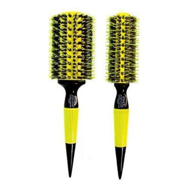 Imagem de Kit Com 2 Escovas Evas Cms 3003 E 3006 Ceramic Profissional, Verde