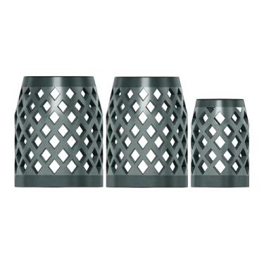 Imagem de USHIGOO Pacote com 2/filtro de detritos de drenagem central compatível com Ram Promaster 2023+, protege o motor de folhas e outros danos de detritos (cinza)