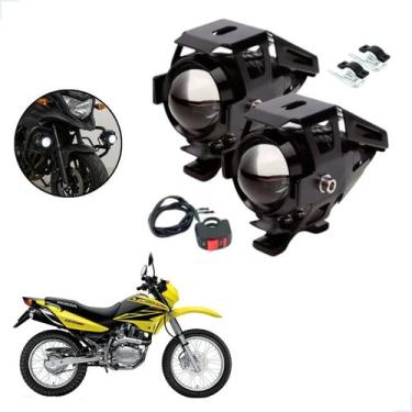 Imagem de Kit Farol de Milha LED U5 Moto Honda NXR 150 BROS ES 2006 2007 2008 20