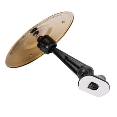 Imagem de WALFRONT Crash de Carro Camba Cymbal Car Cymbal Air Vent Vent Vent Mini Crasca Crasca para Veículos Ventra de Ar Dash Small Fun Practical Accessories (Ouro)