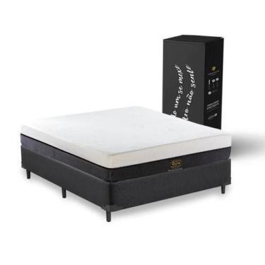 Imagem de Kit Colchão na caixa Hybrid Premium 12 anos de garantia Com Base Box S