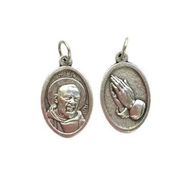 Imagem de Medalha Italiana São Padre Pio - Livraria Imaculada
