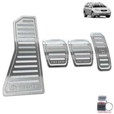 Imagem de Descanso + Pedaleira Manual Prata Toyota Fielder 2005 A 2008