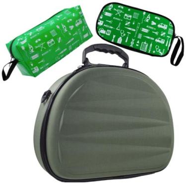 Imagem de Kit Maleta Médica Bolsinha Case Aparelho Pressão Estetoscópio Enfermag