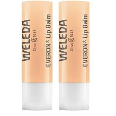 Imagem de Bálsamo labial Weleda Everon Soin Des Levres 5 mL branco (pacote com 2