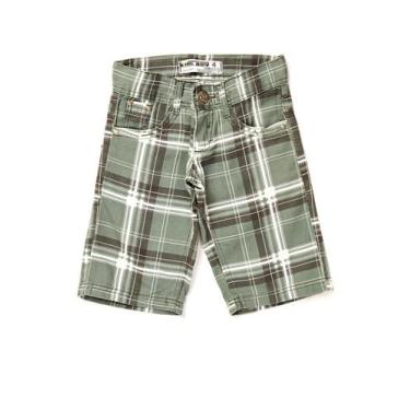 Imagem de Bermuda Xadrez Infantil Algodao veste do 4 a 8 anos - King Boy, 10