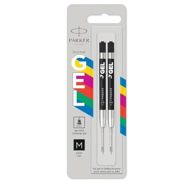 Imagem de Carga Para Caneta Esferográfica Parker Gel Preta C/2