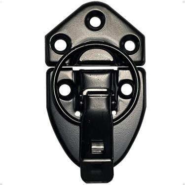 Imagem de trust4care Pacote com 3 fechos pretos para painéis de parede de madeira para sauna a vapor, sauna, spa, acessórios de sauna, substituição, acessórios de sauna, resistentes, resistentes à ferrugem