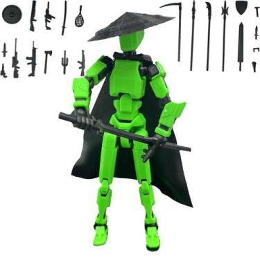 Imagem de Action Figure Chivalrous Person T13 2024 com chapéu, capa e suporte - 