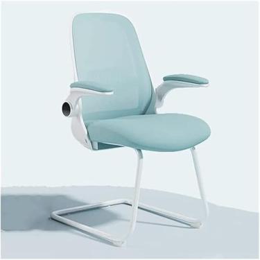 Imagem de Cadeiras de secretária de escritório cadeira de escritório cadeira de secretária ergonómica e confortável com apoio de braços rotativos e ajustáveis cadeira de computador cadeiras gerenciais para casa