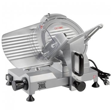Imagem de Fatiador Industrial de Carne com Facilidade: Cortador de Carne Manual Backyard Pro SL110E Butcher Series 10 120V