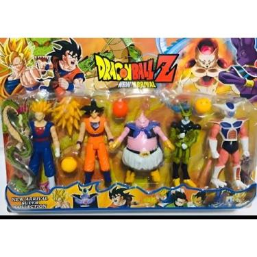 Imagem de Cartela Coleção Dragon Ball Z Brinquedo Goku Vegeta Freezer - Soberana