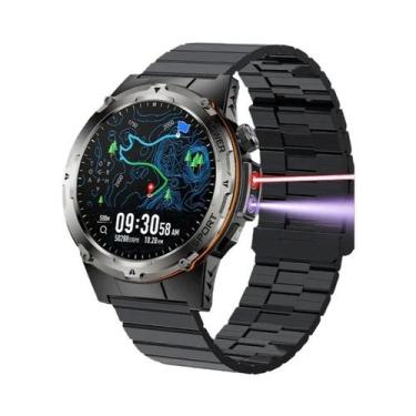 Imagem de Relógio Inteligente Masculino À Prova D'Água 3ATM Com GPS 2025 Swim T-