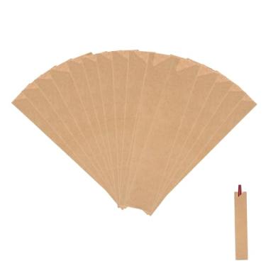 Imagem de 600 Peças Saco De Pauzinhos De Papel Kraft Saquinho Para Utensílios Pauzinhos De Manga De Talheres De Papel Caixa De Pauzinho Manga De Pauzinhos Suprimentos Bolso