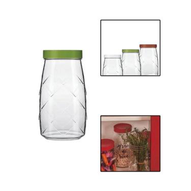 Imagem de Pote Vidro 2 L Com Tampa Plástico Maracatu