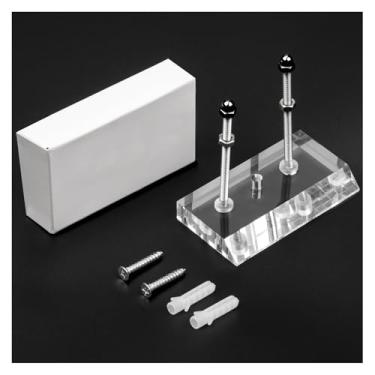 Imagem de Suporte de skate de parede horizontal para skate de luxo, transparente, 1 pacote