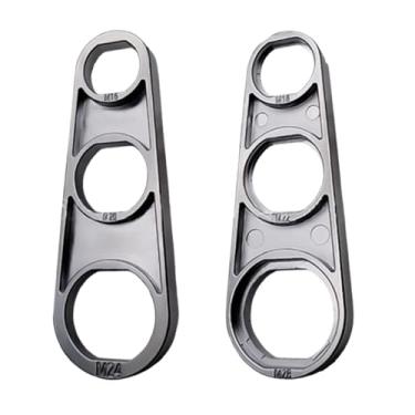 Imagem de 1 chave de torneira aeradora – 3 tamanhos, liga de zinco durável, ferramenta de remoção de bico de fácil aderência para cozinha e banheiro