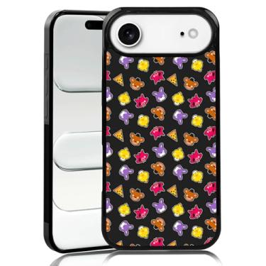 Imagem de MMYAJT Linda capa de celular com desenho animado urso e raposa adequada para iPhone Air, capa protetora de TPU à prova de choque FNAF Five Nights capa de telefone presente para meninos meninas homens