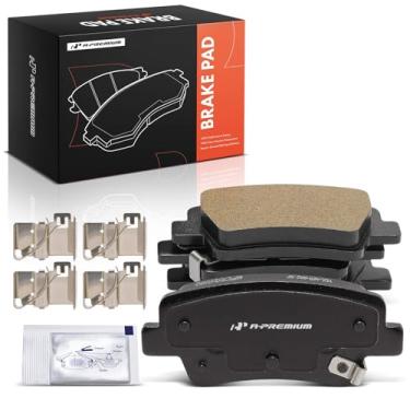 Imagem de A-Premium Conjunto de pastilhas de freio a disco de cerâmica traseiras compatível com modelos Hyundai - Elantra 2021 2022 2023 2024, 4 peças