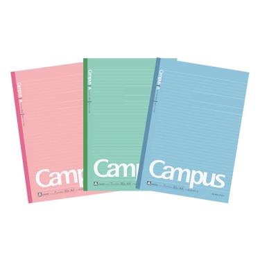 Imagem de Caderno campus Kokuyo Note-203CATX3, A4, pacote com 3, pauta ponta, regra, 30 folhas