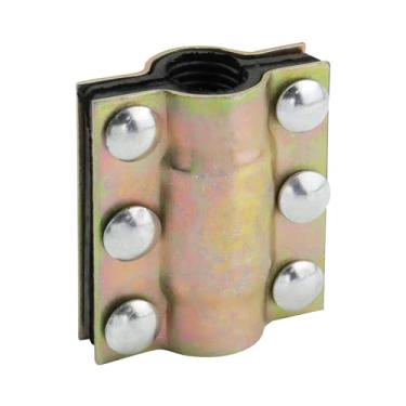 Imagem de Antrader Braçadeira de reparo de tubulação de água, ferramenta de reparo de tubo de aço carbono para tubos PE/PVC/PPR/aço/ferro de 2,5 cm de diâmetro externo, selador de vazamento de 10 cm, kit de