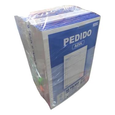 Imagem de Bloco de Pedido Multivias 1/36, Pequeno, 50 Folhas, Pacote com 20 Blocos, Animativa