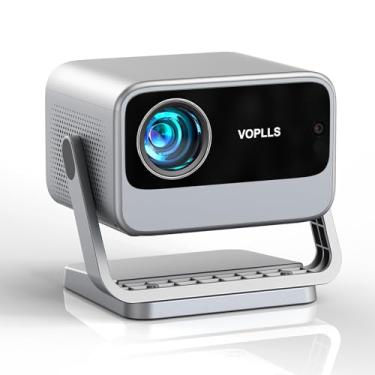 Imagem de [Auto Focus & Keystone] VOPLLS 4K Projector with Wifi and Bluetooth, Netflix Officially-Licensed Smart Video Projector, Native 1080P 600 ANSI Outdoor Movie Projector, Dolby Audio/MAX 300'' Display