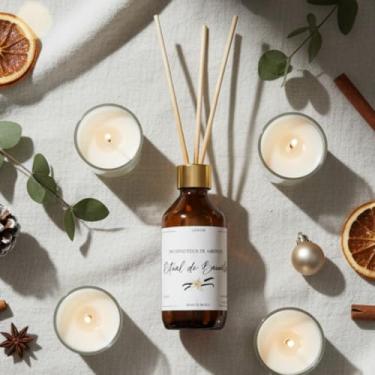 Imagem de La Muse – Aromatizador de Ambientes 200ml | Difusor com 8 Varetas | Ritual de Baunilha | Doçura, Conforto e Bem-Estar