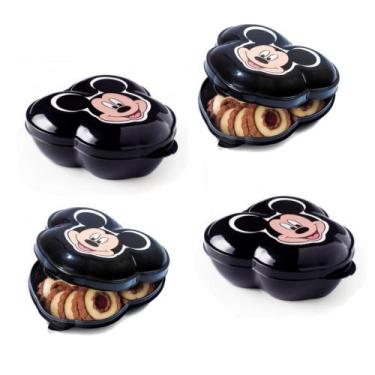 Imagem de Kit com 4 Porta Mix do Mickey Plasútil para Doces para Festas