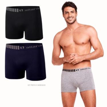 Imagem de Kit 2 Cuecas Boxer Masculina Sem Costura Confortável Allarde Trifil - 