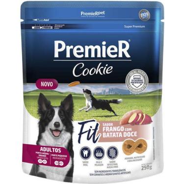 Imagem de Biscoito Premier Cookie Fit para Cães Adultos Sabor Frango com Batata Doce 250g